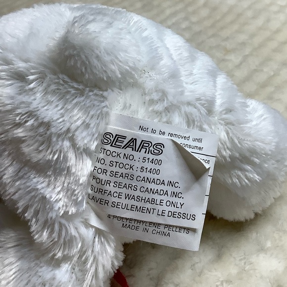 SEARS Exclusive 2002 Plush Flurry Bear Stuffed Animal Toy No Hang Tag - Picture 3 of 11
